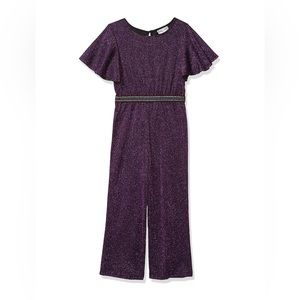 NWT - Emily west purple shimmery jumpsuit